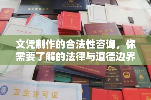 黑山文凭制作的合法性咨询，你需要了解的法律与道德边界