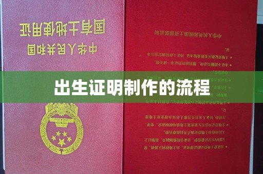 黑山出生证明制作的流程